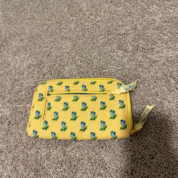 Vera Bradley blue floral Katherine print tote and wallet combo - Picture 4 of 5